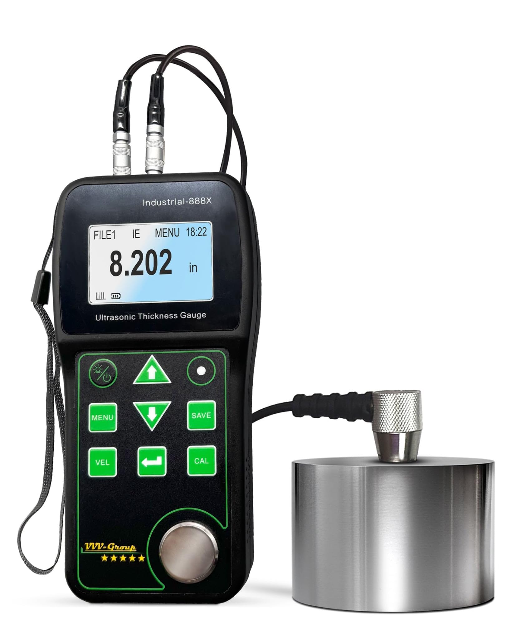 Ultrasonic Thickness Gauge Industrial-888X – Echo-Echo Through